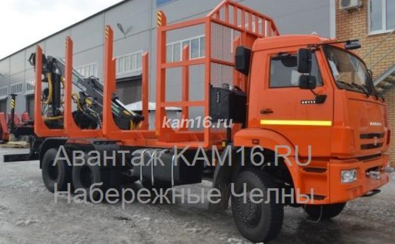 Сортиментовоз КАМАЗ 65111 с манипулятором ОМТЛ 70.02