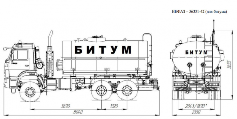 НефАЗ 56331-010-42 Емкостно-наливная техника (автоцистерна)