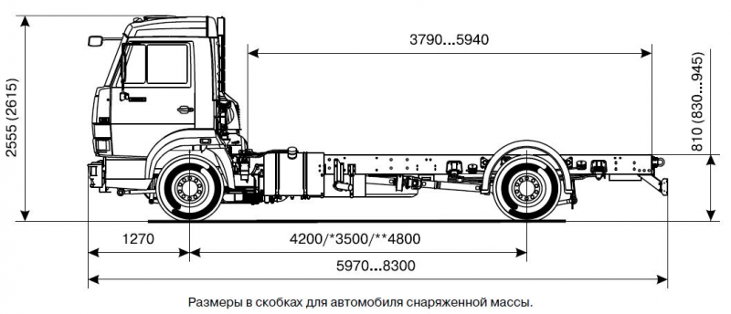 4308-3013-69(G5) Шасси КамАЗ